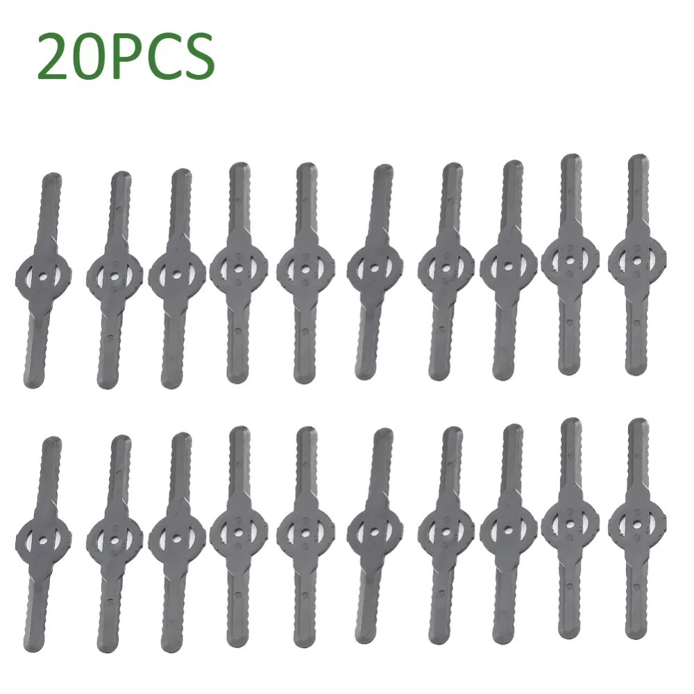 5/10/20pcs Plastic Grass Trimmer Blades Lawn Mower Blade Cordless Trimmer Garden Tool Lawn Mower Trimmer Accessories