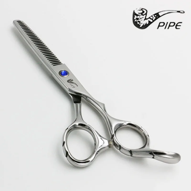 6 дюймов трубы Профессиональные ножницы парикмахерские синий камень ножницы для стрижки волос Профессиональные ножницы для стрижки волос ножницы для стрижки, лезвие ножниц инструменты для укладки волос