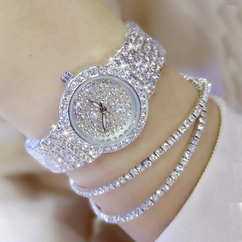 

Casual Top Grade Women's Customizable Full of Crystals Quartz Watch