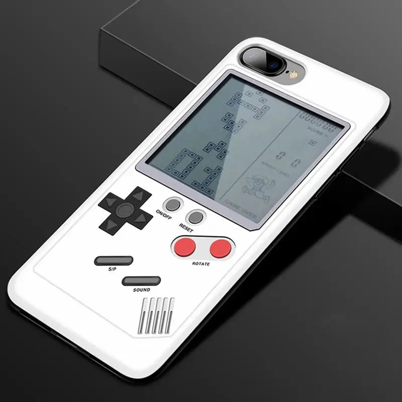 Play Gameboy Tetris чехол для телефона Tpu Ретро настоящая игровая консоль чехол