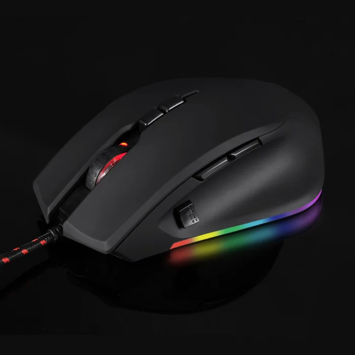 Профессиональная игровая Проводная usb-мышь 5000 dpi оптическая мышь RGB с подсветкой для ПК ноутбука AS99