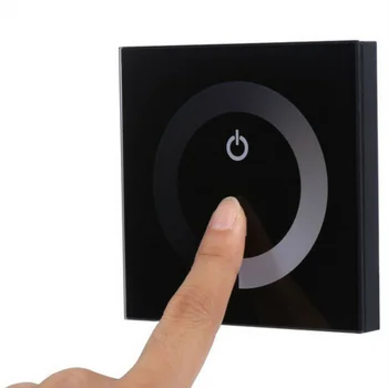 

DC 12V-24V Wall Mounted Sensitive Dimming Switch Touch Panel LED Light Dimmer Controller Switch