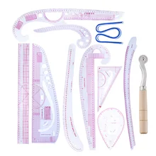 Костюмы с тройной защитой пластина линейка портного лекало «капля» CZ-39