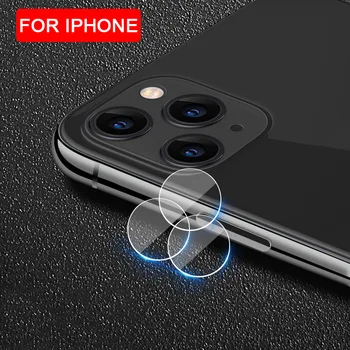 

500pcs Anti-scratch Camera Lens Tempered Glass Guard For iPhone 11 Pro Max 9H Seamless Clear Full Coverage Protective Back Film