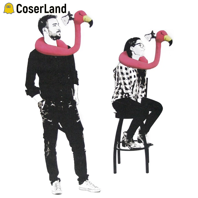 Coserland держатель для телефона на шею Многофункциональный Розовый Единорог Косплей Реквизит 75 см u-образная Подушка с кронштейном для мобильного телефона ленивый гаджет