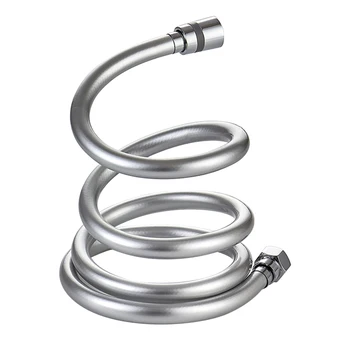 

Accessories Hotel Handheld Flexible Silver PVC Replacement Parts Bathroom Connection Extra Long Shower Hose Home Anti-Kink