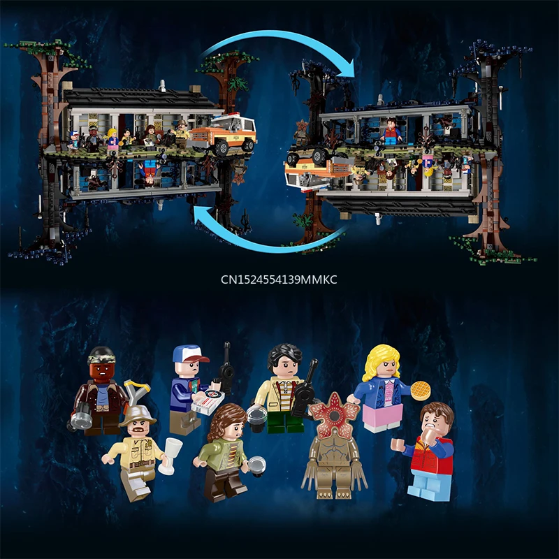 

2522PCS Stranger Things Turning the World Upside Down Building Blocks Bricks Set Children Kids Toy Christmas Gift