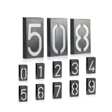 Солнечный светильник, уличный светильник, s, Солнечный светодиодный светильник, свободно Комбинируемый, дверная панель, номер дома, крыльцо, светильник, s, светильник на солнечной батарее, ing