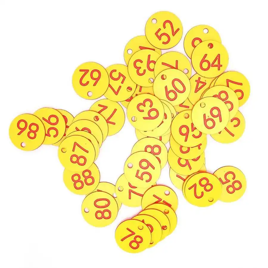 Round numbers. Доска с 10 круглыми пронумерованными отверстиями.