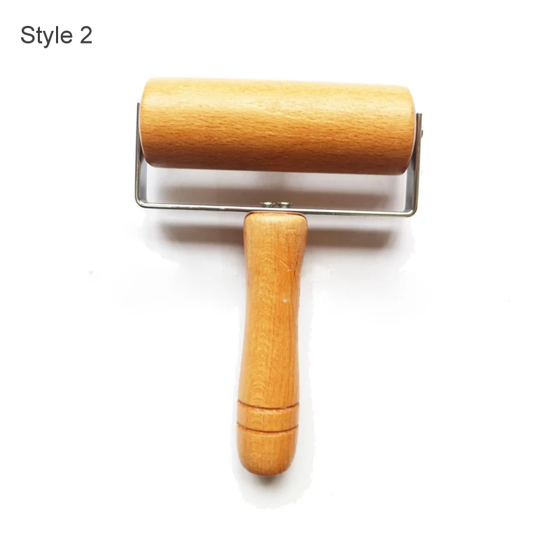 style 2 Rolo Strass Bordado 5D Ferramenta Vara Farinha de Pizza Pele Wonton Adulto de Cozinha Suprimentos de Cozimento - Цвет: style 2