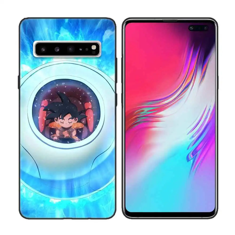Черный мягкий силиконовый чехол для samsung Galaxy S7, S8, S9, S10, 5G, S10E, J4, J6, J8, M20, Note 8, 9 Edge Plus,, Cas, DRAGON BALL Z Su