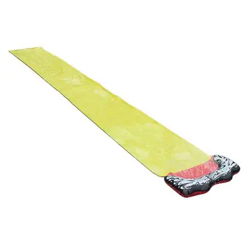 

Inflatable Water Slide Single Racer Pool Kids Summer Fun Backyard Outdoor Splash Slip Wave Rider Toys