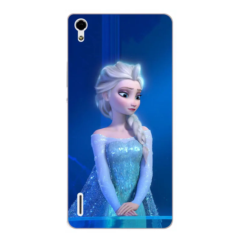 M12 Роскошный чехол с рисунком для huawei Ascend P7 P7-L00 P7-L05 P7-L10 P7-L11 арт для телефона с рисунком "Цветы" Обложка розового принципиально милые животные Coque - Цвет: M12