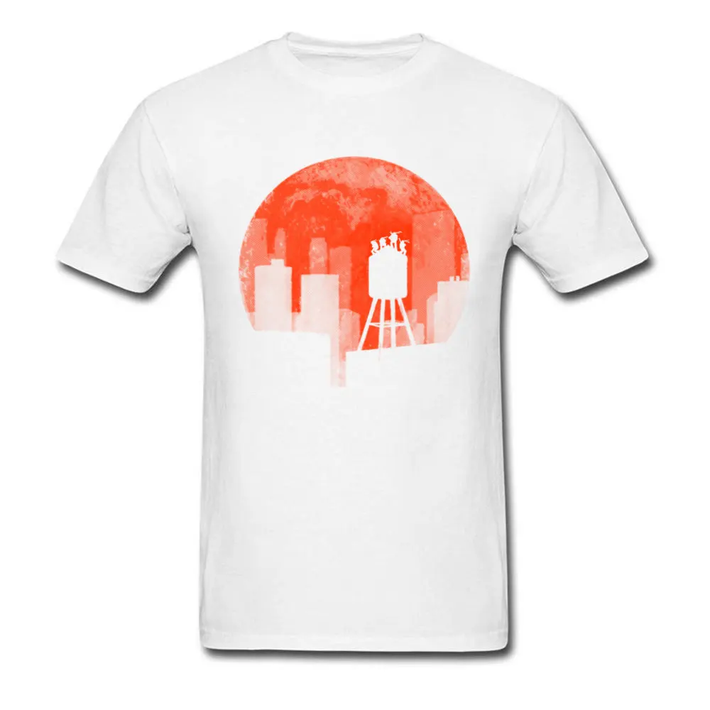 Four_Ninjas_8231 Pure Cotton Tshirts for Men Short Sleeve Tops Tees Brand New Summer/Autumn Round Neck T-shirts 3D Printed Four_Ninjas_8231 white