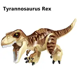 Динозавр Блок игрушки модель собранные динозавры фигурки кирпичи сшивание динозавр игрушка мини подвижное соединение модель игрушки для