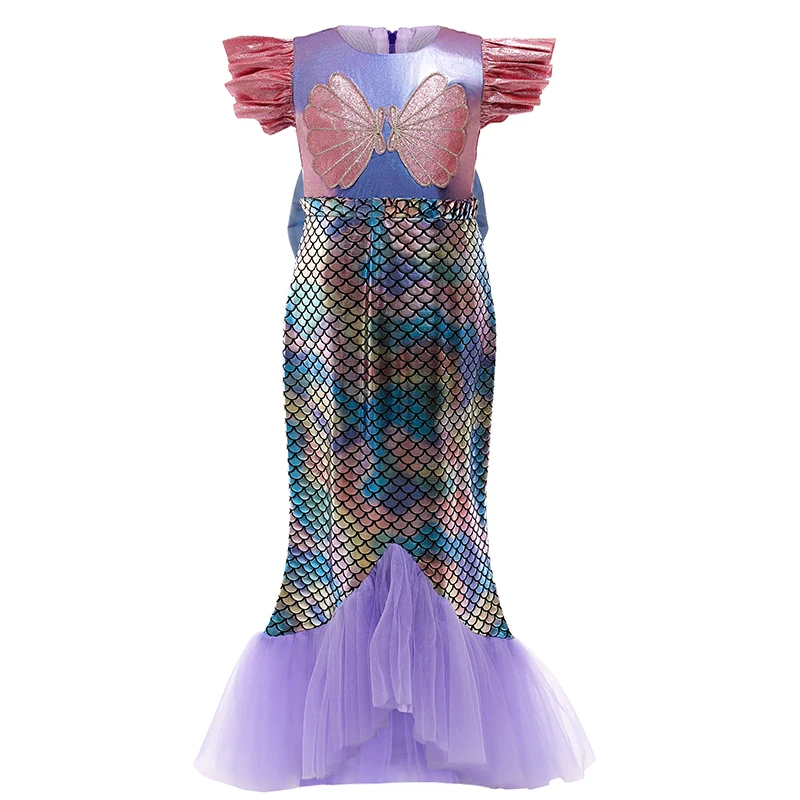 Girls Princess Dress New Kids Print Fancy Cosplay Costumes Halloween Party Vestido Children Prom Clothing 2-10 Y | Детская одежда и