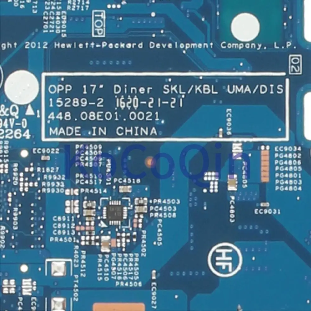 buy  KoCoQin Laptop motherboard For HP 17-X Core i7-7500U Mainboard 859032-001 859032-601 15289-2 448.08
