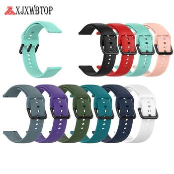 

Sof silicone strap For Samsung Galaxy watch active SM-R500 for Samsung Galaxy Watch 42mm Gear S2 Sport 20mm universal Wristband