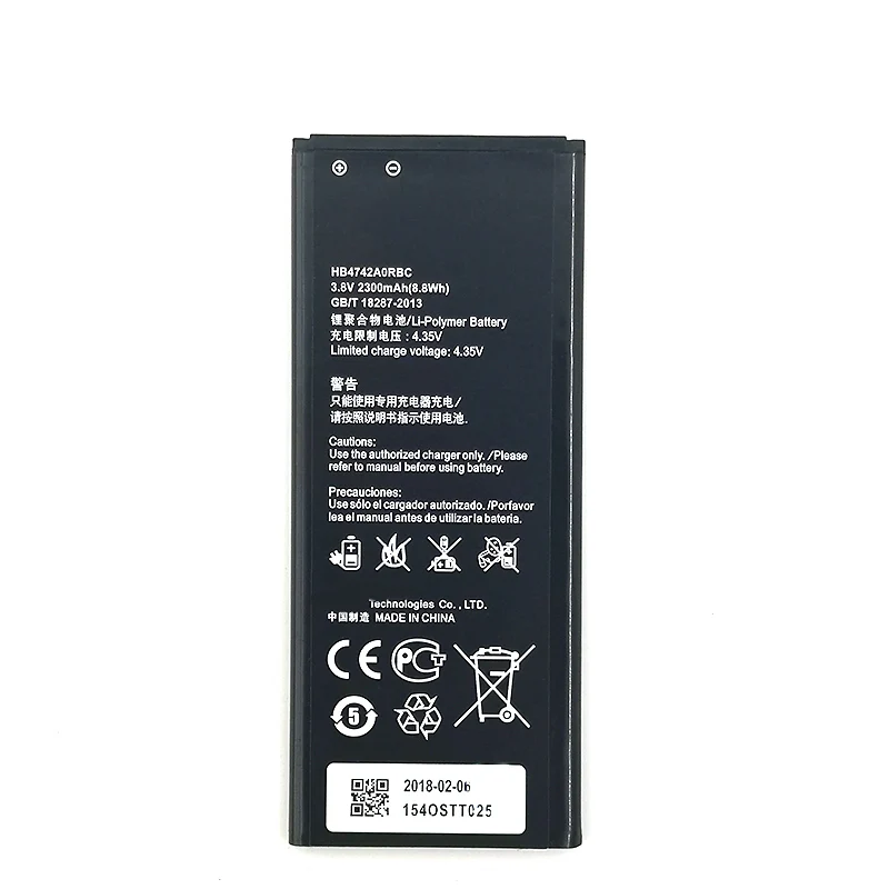 Новый 100% 2300mA HB4742A0RBC Аккумулятор для Huawei Honor 3C G630 G730 G740 H30 T00 T10 мобильный телефон +