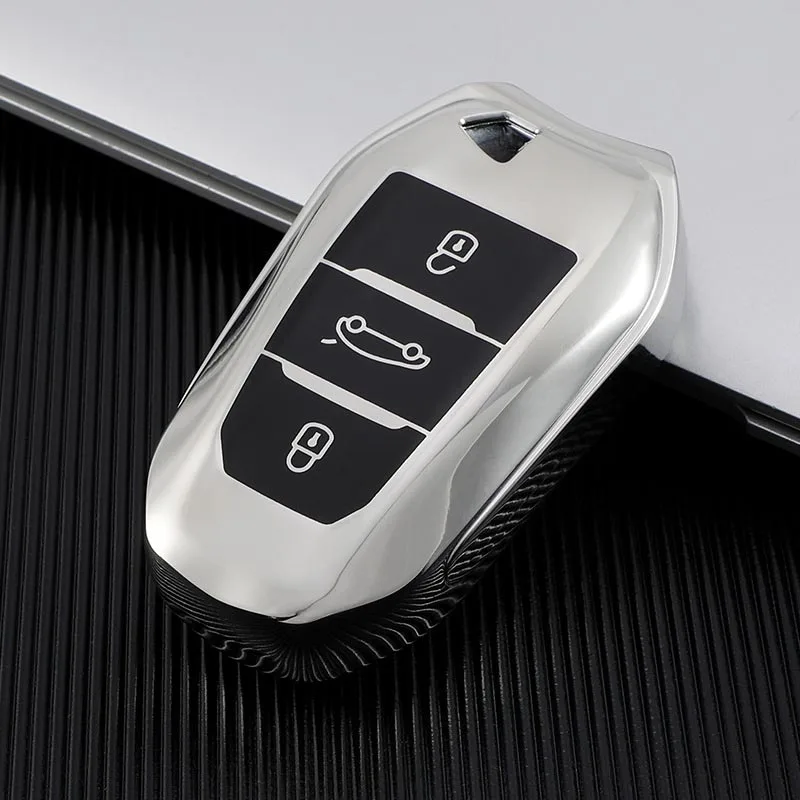 Nuova copertura completa della cassa chiave dell'automobile di TPU per Peugeot 308 408 508 2008 3008 4008 5008 Citroen C4 C4L C6 C3-XR Smart Shell accessori Auto - H3ced9eb139b449d7a64554440f3d1985Z