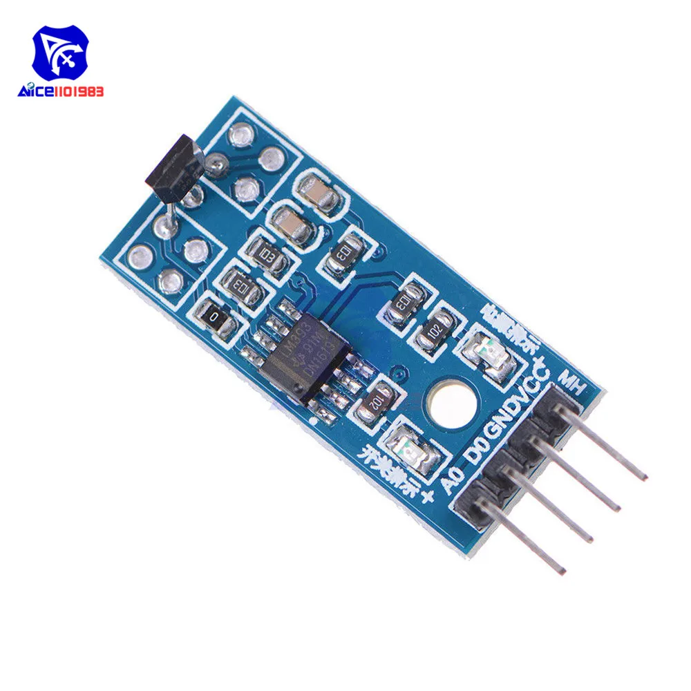 Модуль датчика Холла diymore 3184e тестовая плата скорости двигателя для Arduino умный