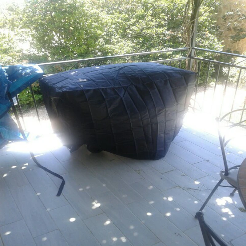 BBQ COVER 124x61x91cm,BBQ grill covers 49" ,Water-proof BBQ cover,with drawstring,BBQ grill protective cover made