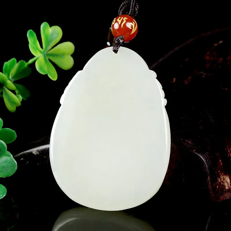 Jade pendant factory direct sales of natural products and Hetian jade Ruyi Guanyin jade pendant Pendant