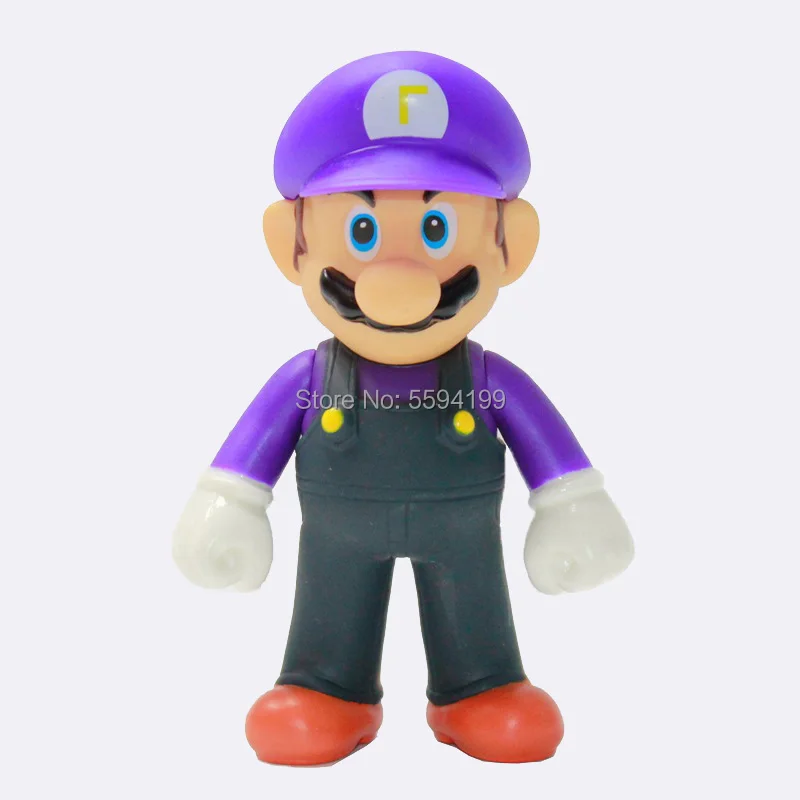 13cm Mario Bros Luigi Yoshi Koopa Yoshi Mario Maker Odyssey Mushroom Toadette DONKEY KONG PVC Action Figures Toys Model Dolls