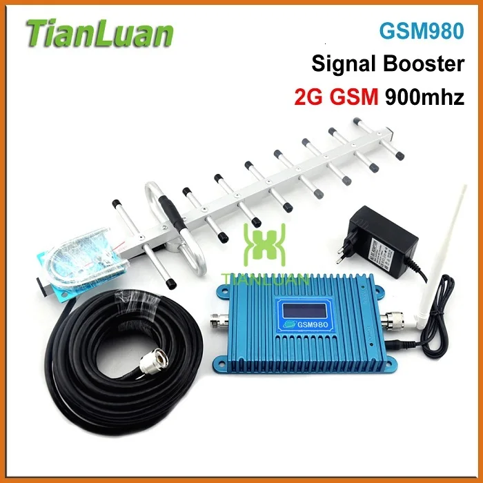 Усилитель сигнала Gsm 900 МГц Gsm980 ресивер и передатчик Yagi с антенной 2 4