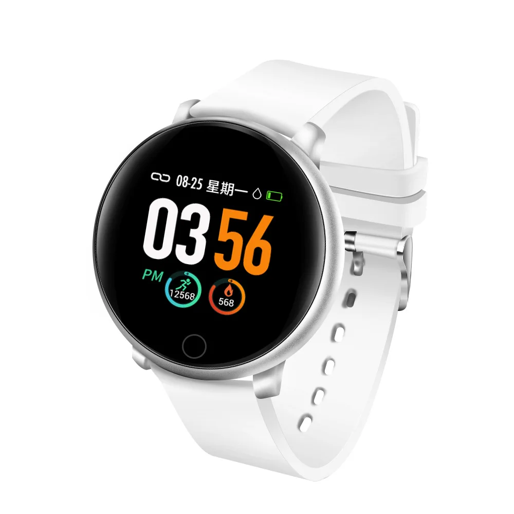 White S226D Смарт часы IP67 Водонепроницаемый Bluetooth фитнес-трекер монитор сердечного ритма браслет шагомер часы для Android IOS - Цвет: White