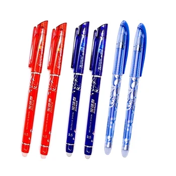 

0.5mm Blue/Black Ink Rod Magic Erasable Gel Pen Erasable Pen Refill Students Writing Pens Gift For School Office Stationery
