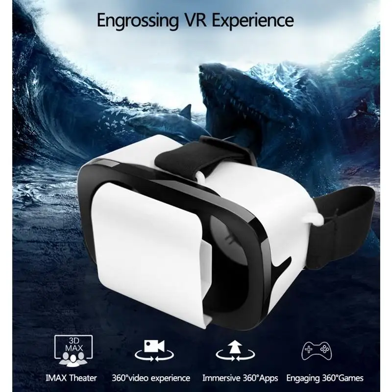 3D VR шлем игра 1080P Смарт VR очки Виртуальная реальность для iPhone X XS 11 Pro для 4,7-6,0 дюймового телефона
