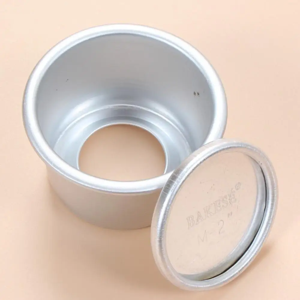 2 Inch Cake Pans Mold Aluminium Alloy Round DIY Bread Cakes Pastry