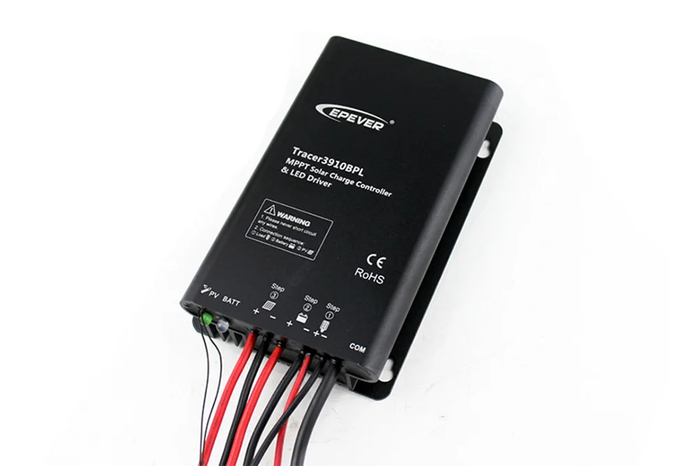 EPSOLAR Tracer 3910bpl 15A 12 V/24 V MPPT контроллеры литиевый светодиодный светильник