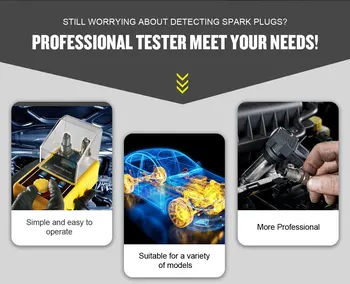 Original AUTOOL Car Spark Plug Tester Ignition Testers 220V 110V Automotive Diagnostic Tool 2~5 Hole Spark Plug Analyzer 2