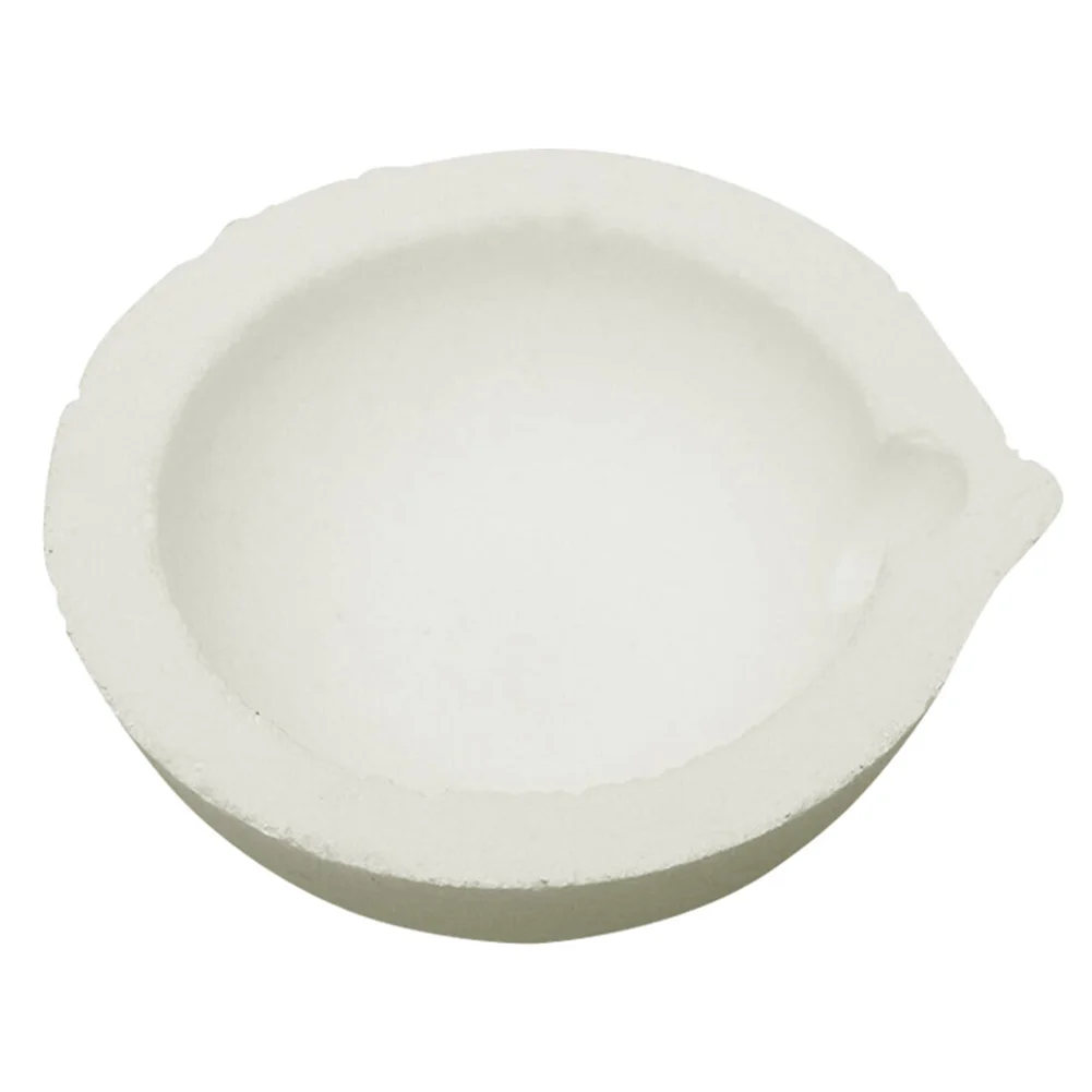 High Temperature Quartz Melting Crucible Dish Bowl Pot Casting for Gold Silver can CSV - Color: M  1PC