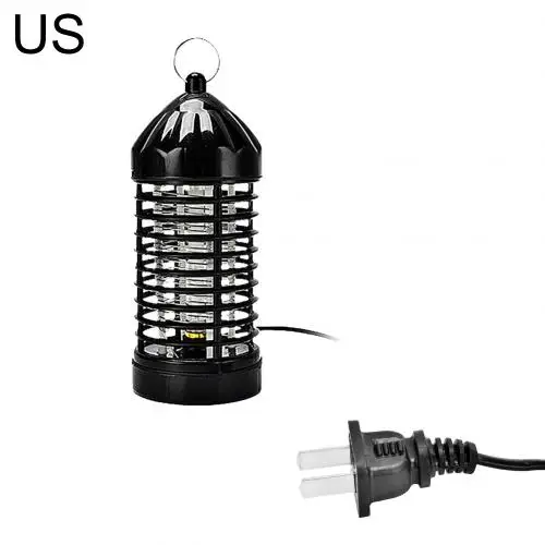 Black US Plug Электроника москитная убийца светодиодный Электрический Ошибка ЛАМПА Zapper анти москитный Отпугиватель Электронная ловушка для комаров убийца ЕС и США штекер - Цвет: Black US Plug