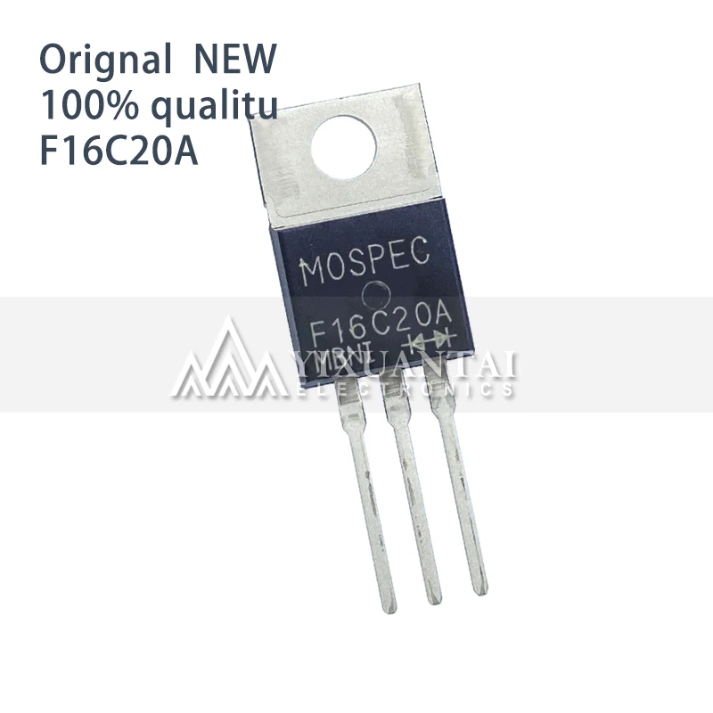 트라이오드 트랜지스터 TO-220 F16C20 F16C20C, F16C20A, 16A, 200V, TO220, 10 개/로트, 신제품