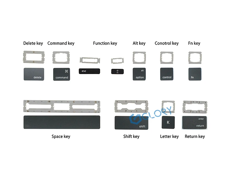 Полный комплект ножниц Cilps петля для Macbook Pro retina 13 ''A1708 клавиатуры ключ крышка s ключ Ремонт