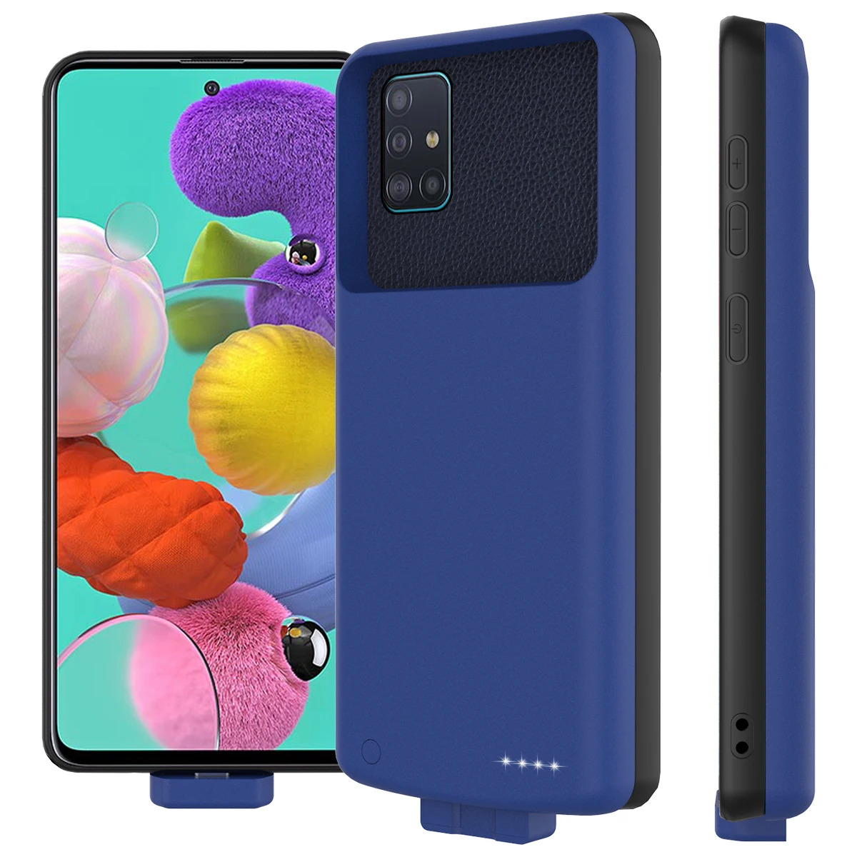 For Samsung A51 Для samsung Galaxy S11 A71 A51 7000 мАч, чехол для зарядного устройства, магнитное внешнее запасное зарядное устройство, внешний аккумулятор, защитный чехол, Fundas - Цвет: For Samsung A51