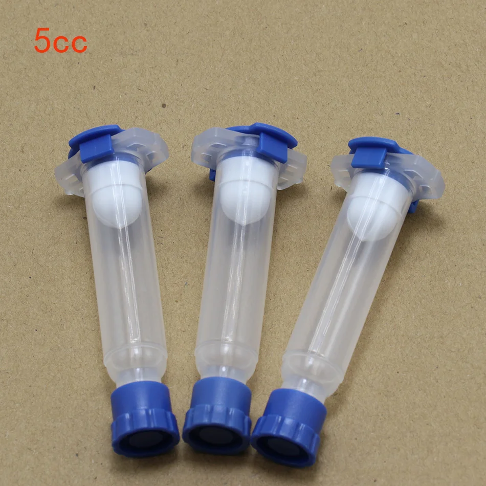 USA Type 3CC 5CC 10CC 30CC 50CC Dispensing Needle Tips Plastic Industrial Syringe Barrel Liquid Dispenser