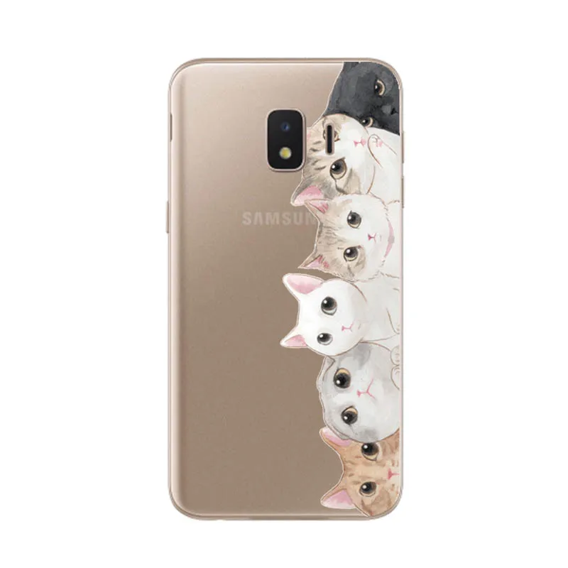 85 Мягкий чехол для samsung J2 Core, силиконовый чехол на заднюю панель, чехол для телефона samsung Galaxy J2 Core J 2 SM-J260F J260F J260 Cat - Цвет: 85