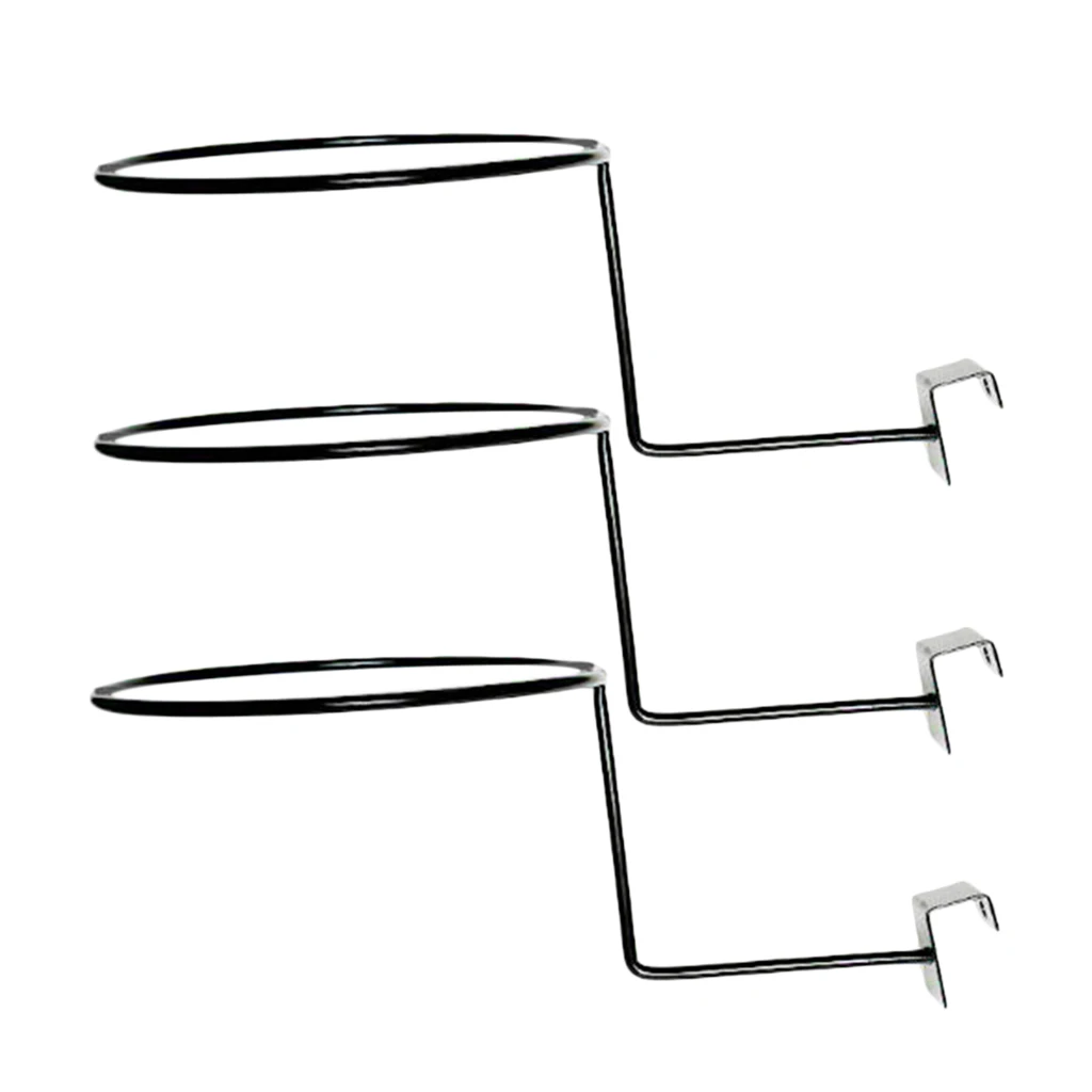 Lots 3 Rust-proof Helmet Holder Hanger Hook for Fisherman Cowboy Hat Ball Caps