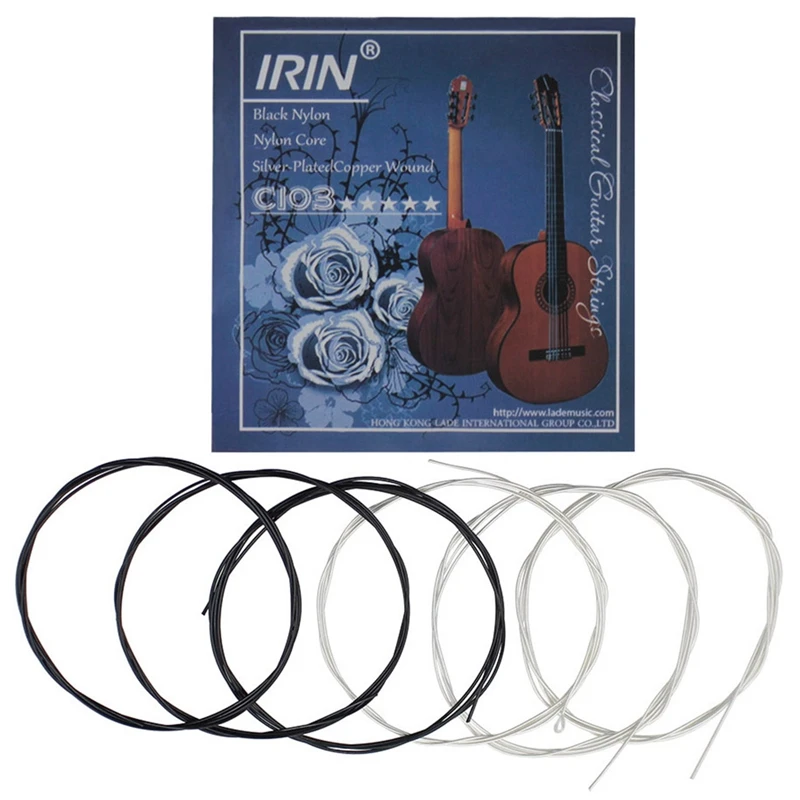 ABLB IRIN 6 шт./компл. гитарные струны набор (. 028 .043) Классические из нейлона два Цвета