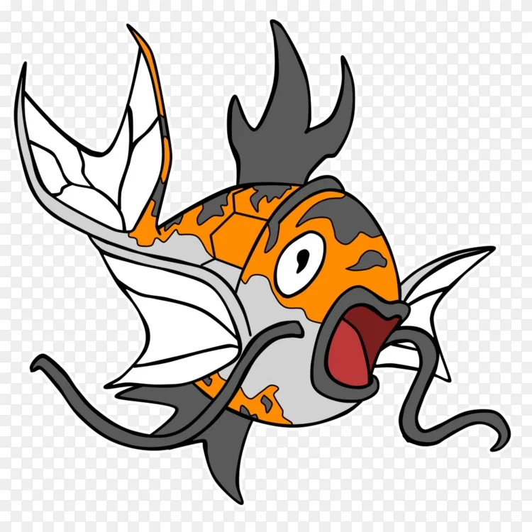 Magikarp剪贴画口袋妖怪型鱼 Magikarppng图片素材免费下载 图片编号 Png素材网