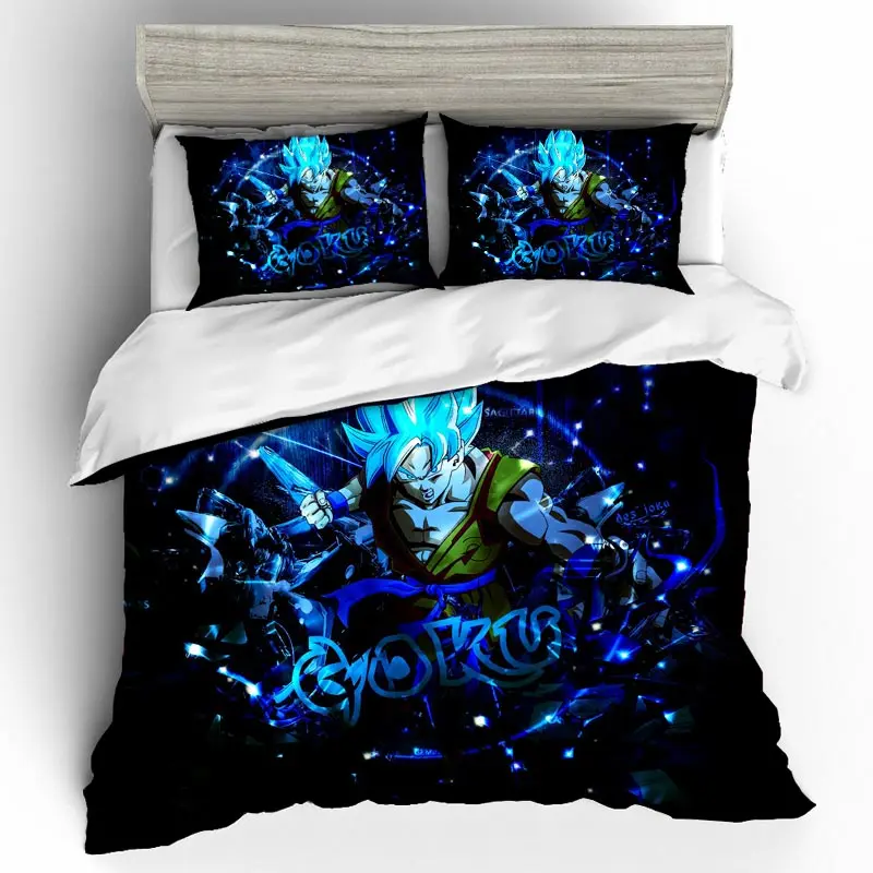 DQ0207 Домашний текстиль постельное белье Качество Dragon Ball Ropa De Cama Твин сабанас 3d комплект постельного белья королевского размера Постельное белье евро постельное белье поплин - Цвет: DQ0207