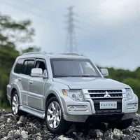 1:32 Mitsubishis PAJERO SUV Alloy Car Model Diecasts Metal Toy Off-road Vehicles Car Model Collectible Simulation Childrens Gift 1