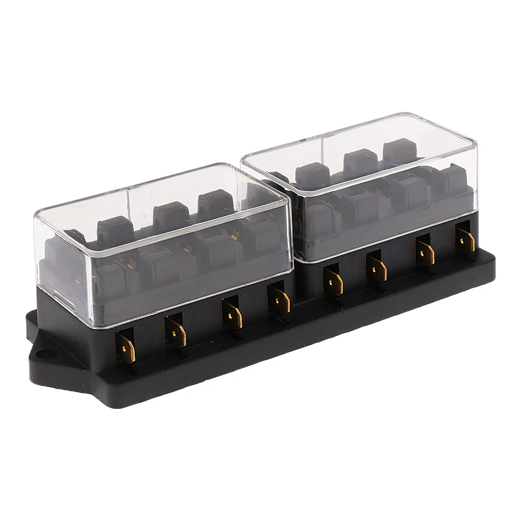 8-circuit automotive circuit board fuse box bracket + 4-circuit automotive medium blade fuse box holder