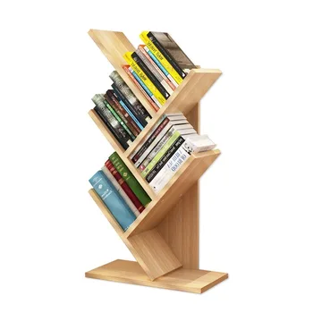 

Table Tree Bookshelf Children's Simple Shelf Student Desktop Bookshelf Bookcase Storage Rack Storage Rack