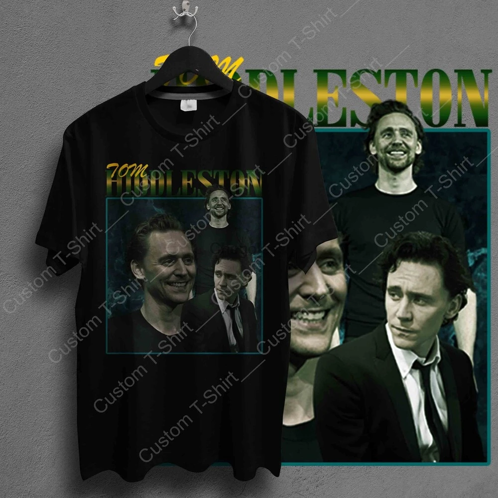 Tom Hiddleston Vintage 90s Tee Loki TShirt | Мужская одежда